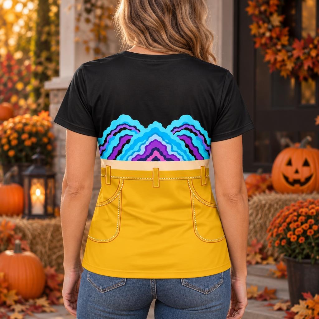 Neon Spirit Pop Star Costume All Over Women's T-Shirt