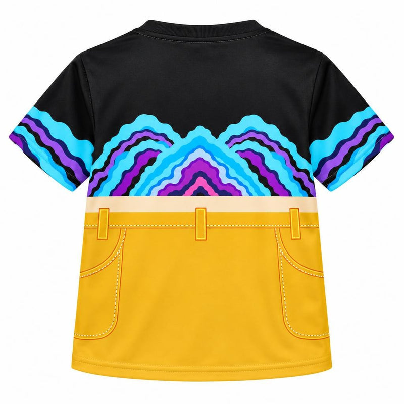 Neon Spirit Pop Star Costume All Over Toddler T-Shirt Toddler T-Shirts Old Glory