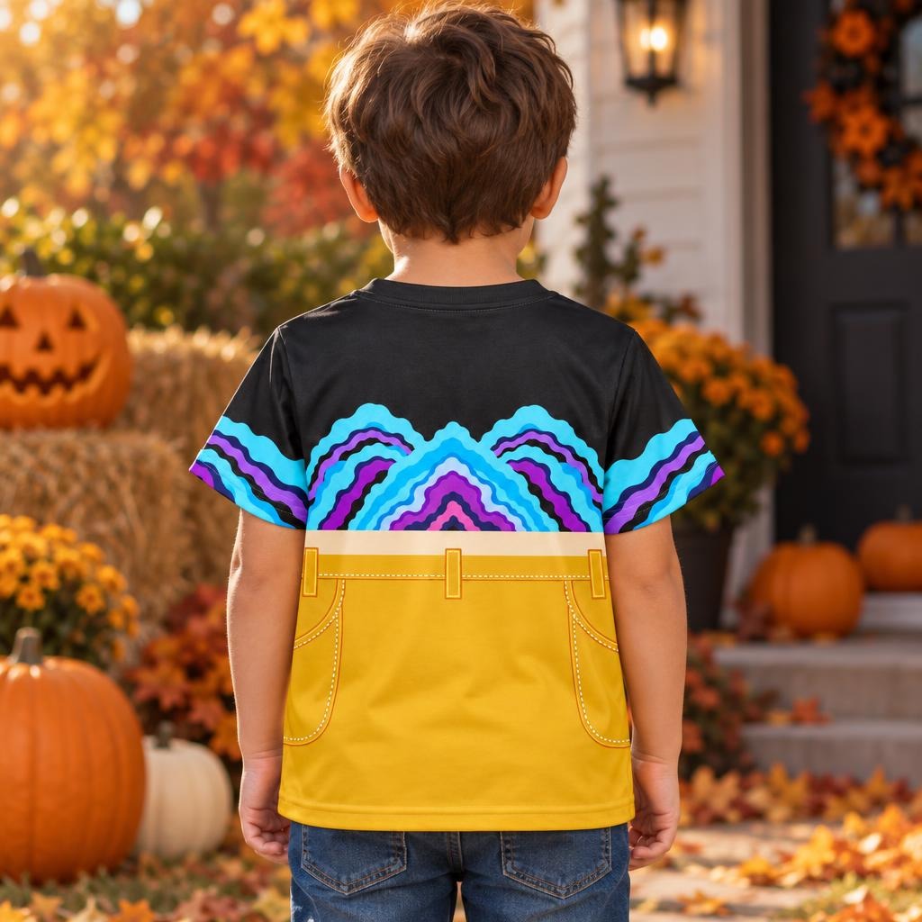 Neon Spirit Pop Star Costume All Over Toddler T-Shirt
