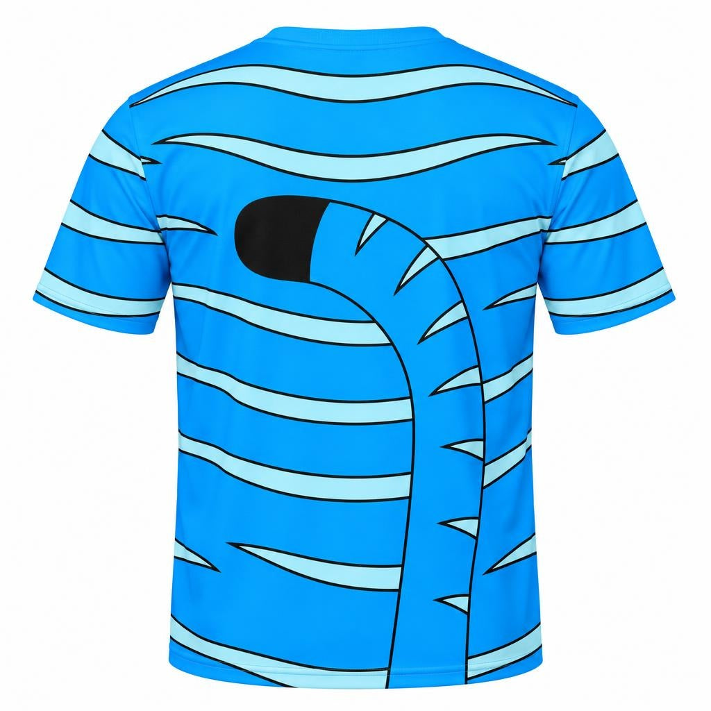 Blue Mischief Tiger Costume All Over Men's T-Shirt