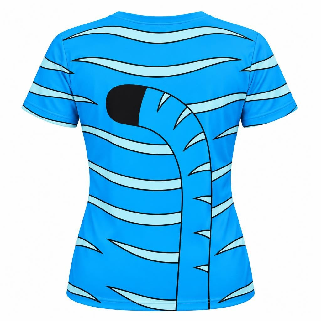 Blue Mischief Tiger Costume All Over Women's T-Shirt