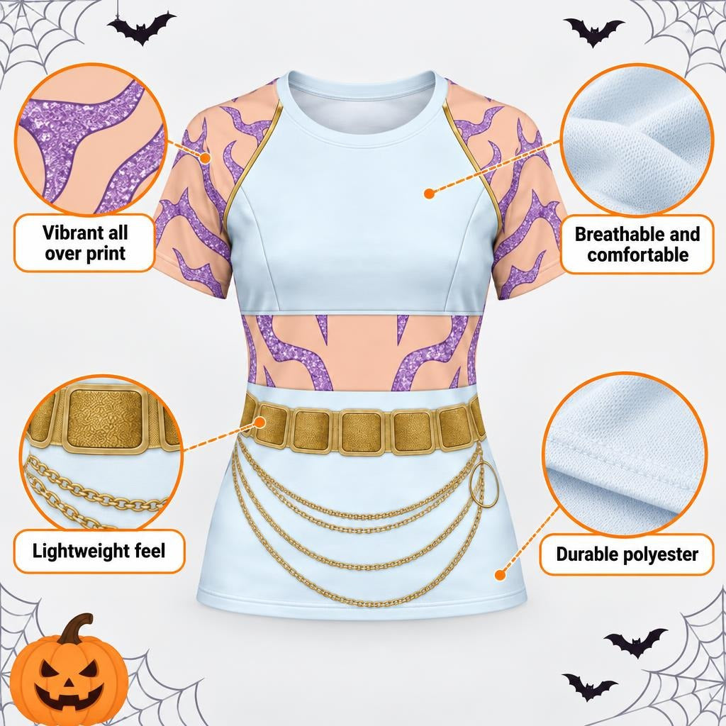 Moonlit Idol Warrior Costume All Over Women's T-Shirt