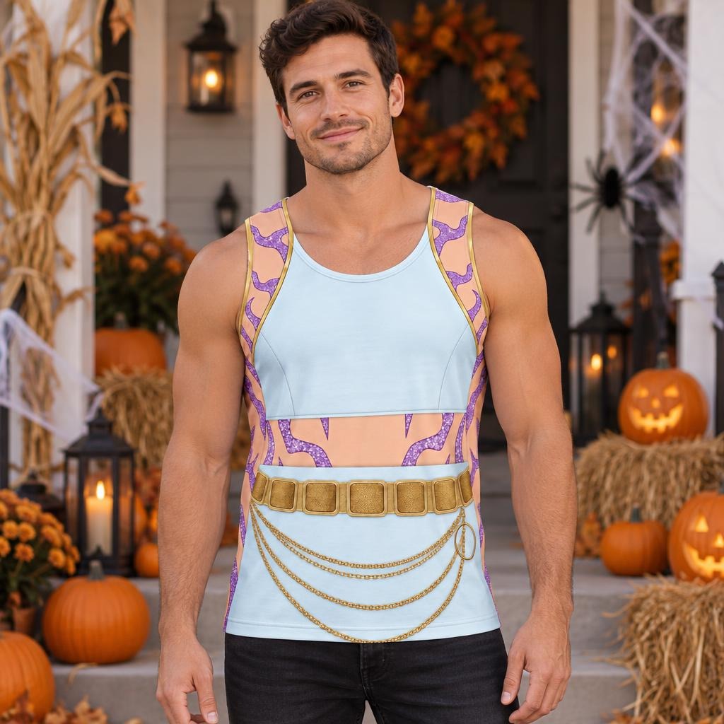 Moonlit Idol Warrior Costume All Over Men's Tank Top