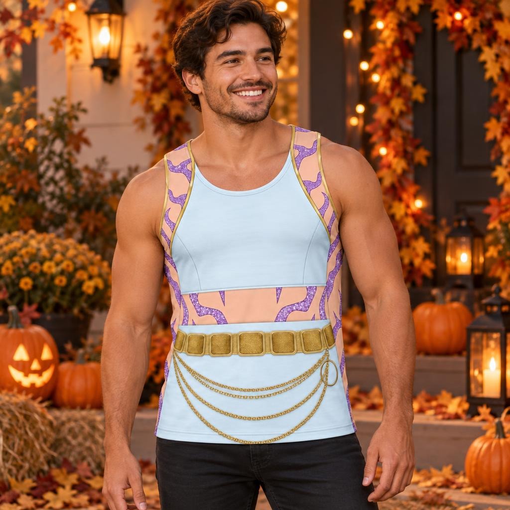 Moonlit Idol Warrior Costume All Over Men's Tank Top