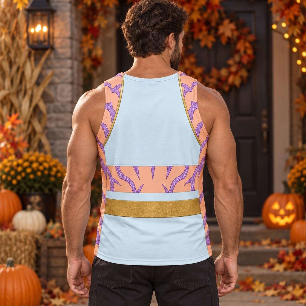 Moonlit Idol Warrior Costume All Over Men's Tank Top