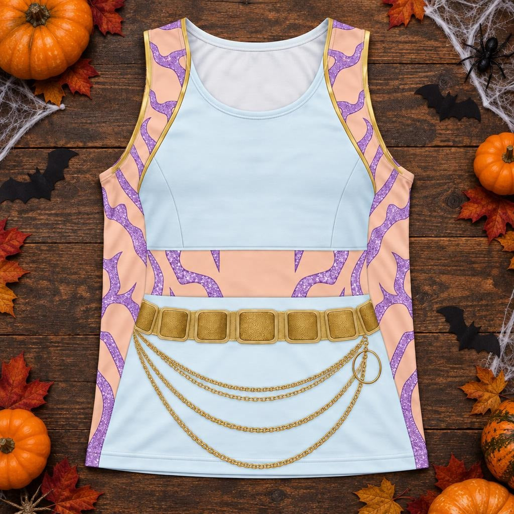 Moonlit Idol Warrior Costume All Over Men's Tank Top
