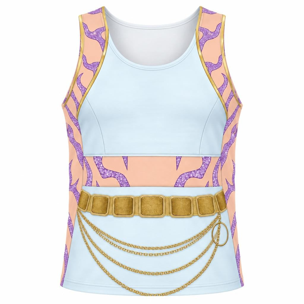 Moonlit Idol Warrior Costume All Over Men's Tank Top