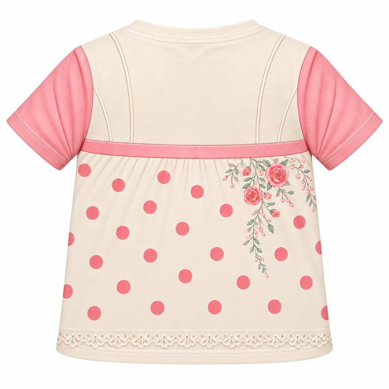 Pink Shepherdess Costume All Over Toddler T-Shirt Toddler T-Shirts Old Glory