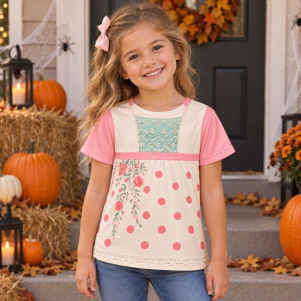 Pink Shepherdess Costume All Over Toddler T-Shirt