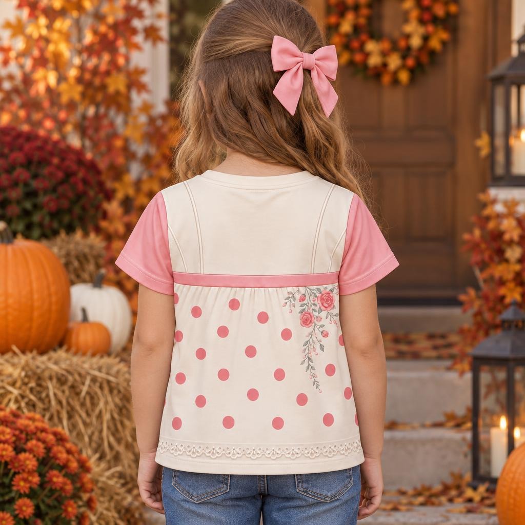 Pink Shepherdess Costume All Over Toddler T-Shirt
