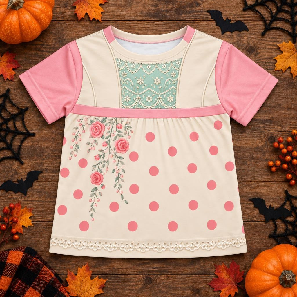 Pink Shepherdess Costume All Over Toddler T-Shirt