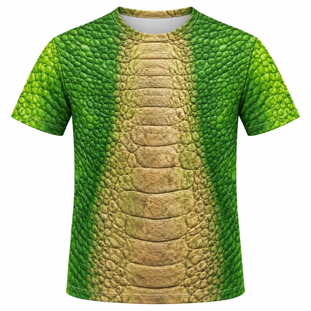 Friendly Green T-Rex Costume All Over Men's T-Shirt