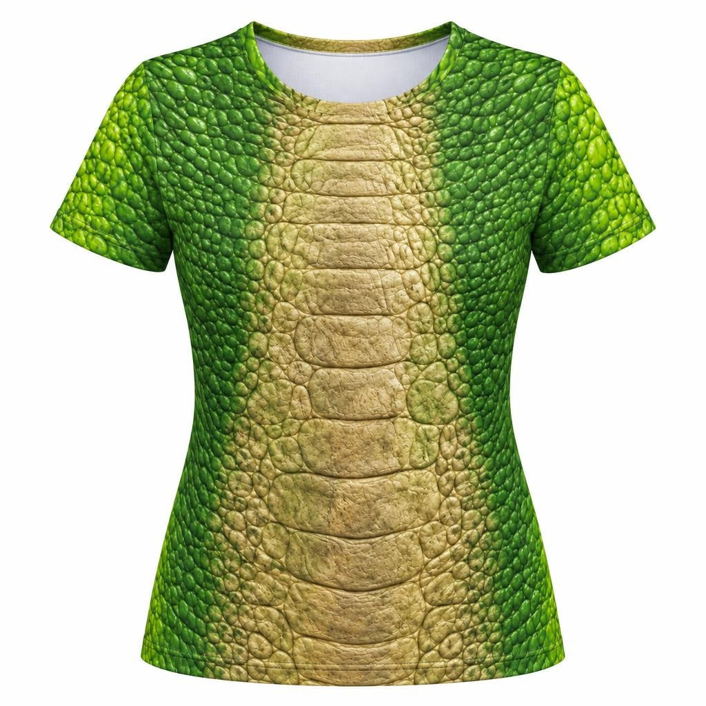 Friendly Green T-Rex Costume All Over Women's T-Shirt