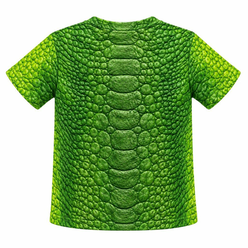 Friendly Green T-Rex Costume All Over Toddler T-Shirt Toddler T-Shirts Old Glory