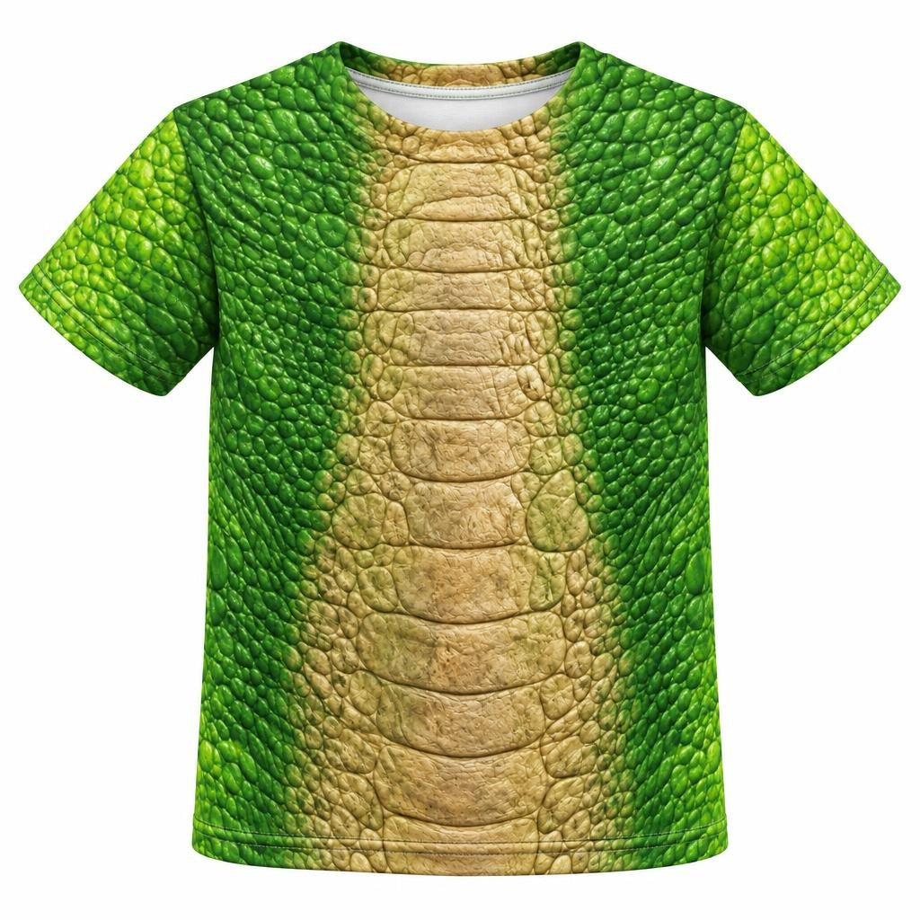 Friendly Green T-Rex Costume All Over Toddler T-Shirt