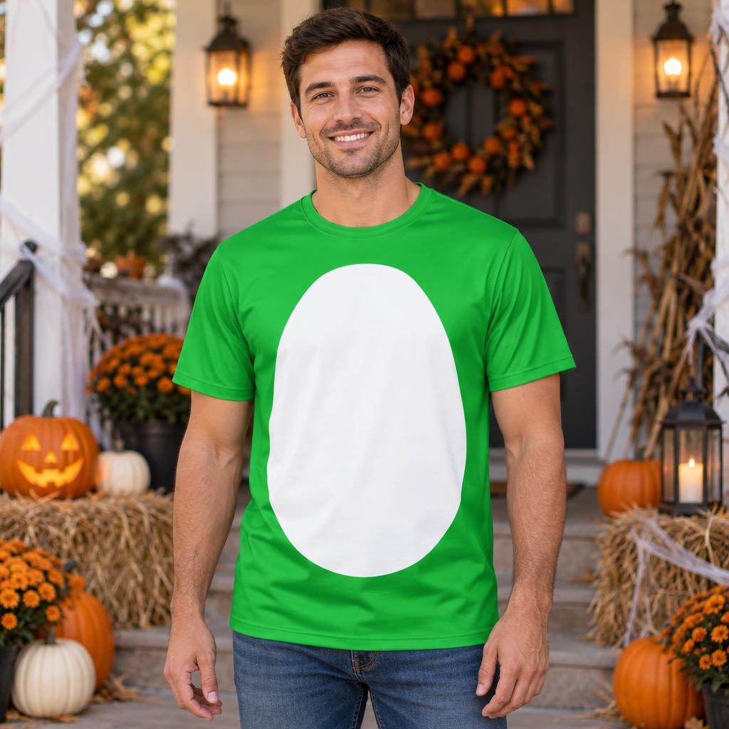 Green Adventure Dino Sidekick Costume All Over Men's T-Shirt