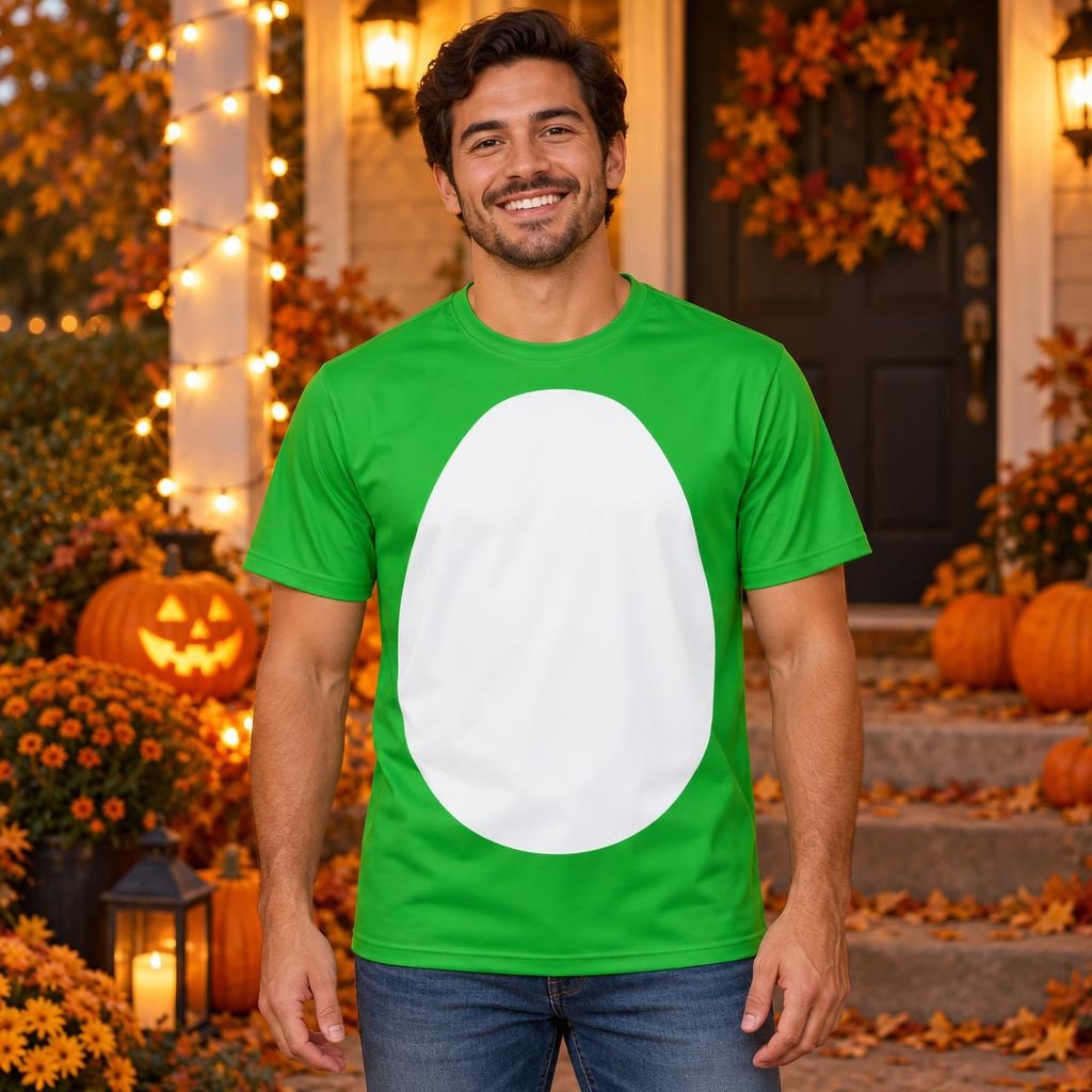 Green Adventure Dino Sidekick Costume All Over Men's T-Shirt