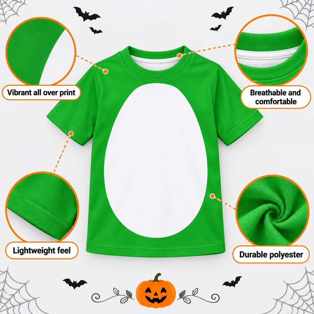 Green Adventure Dino Sidekick Costume All Over Toddler T-Shirt