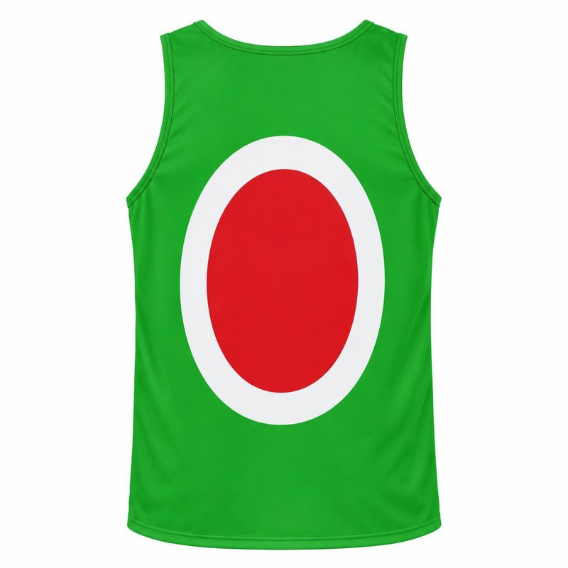 Green Adventure Dino Sidekick Costume All Over Men's Tank Top Men's Tank Tops Old Glory