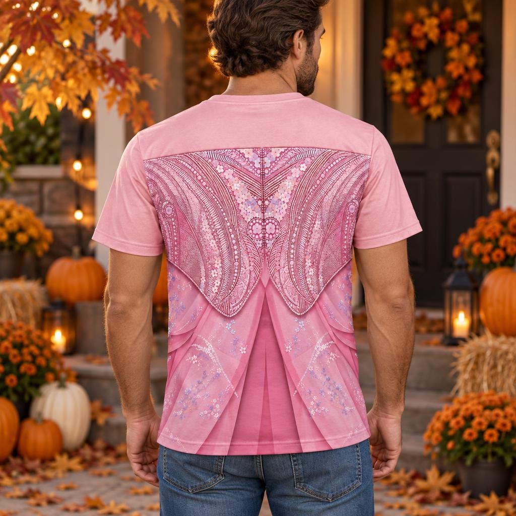 Pink Enchanted Witch Costume All Over Men's T-Shirt