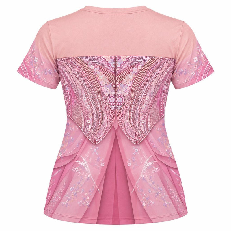 Pink Enchanted Witch Costume All Over Women's T-Shirt Women's T-Shirts Old Glory