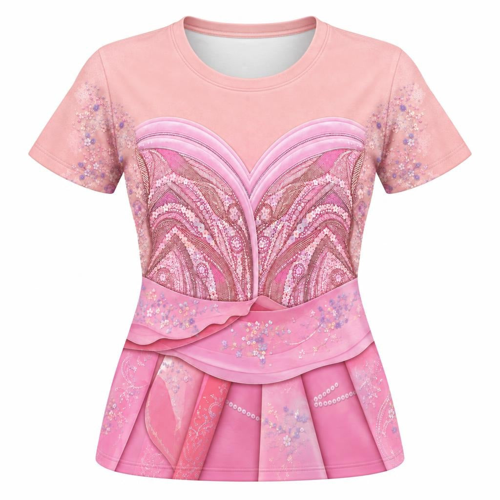 Pink Enchanted Witch Costume All Over Women's T-Shirt