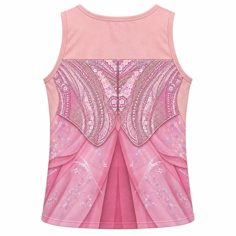 Pink Enchanted Witch Costume All Over Men's Tank Top Men's Tank Tops Old Glory