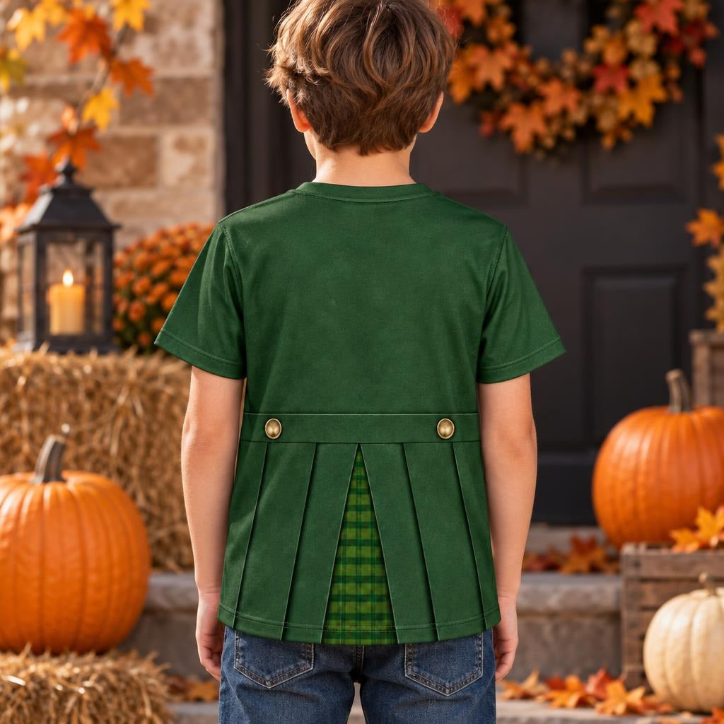 Emerald Trickster Suit Costume All Over Youth T-Shirt