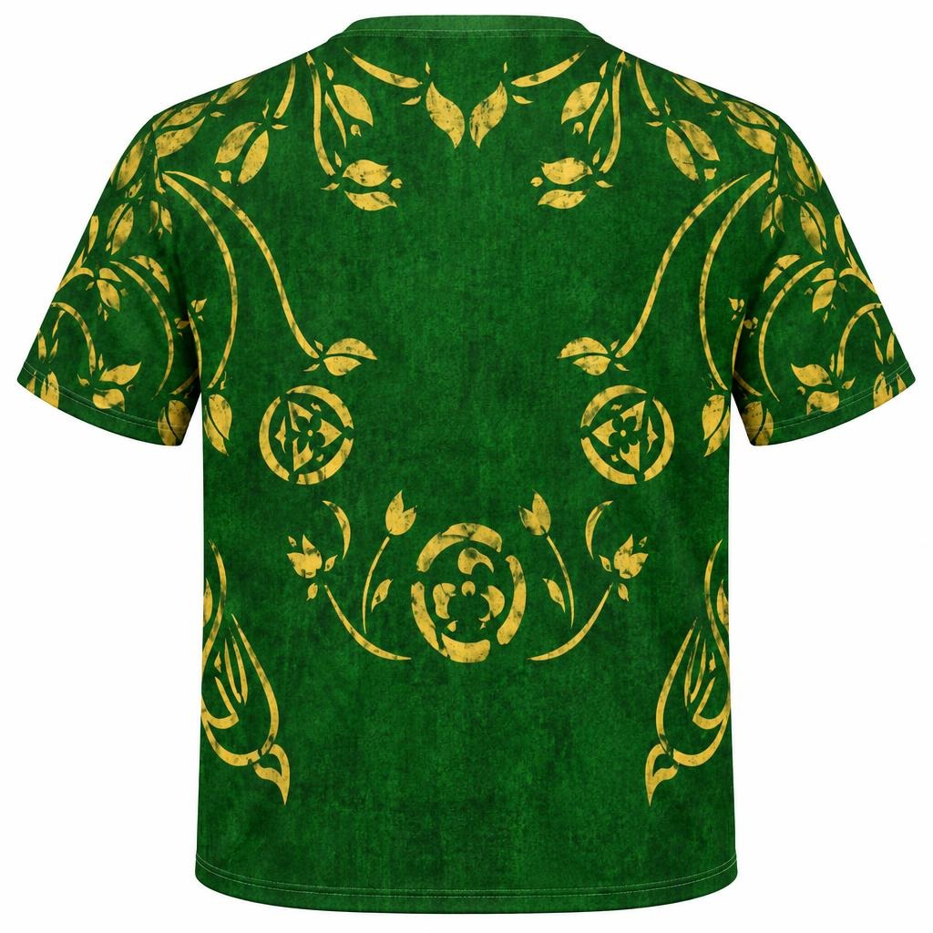 Green Spellbook Witch Costume All Over Men's T-Shirt