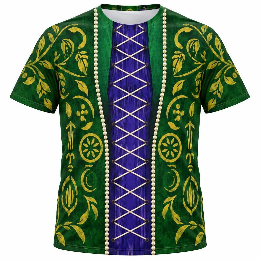 Green Spellbook Witch Costume All Over Men's T-Shirt