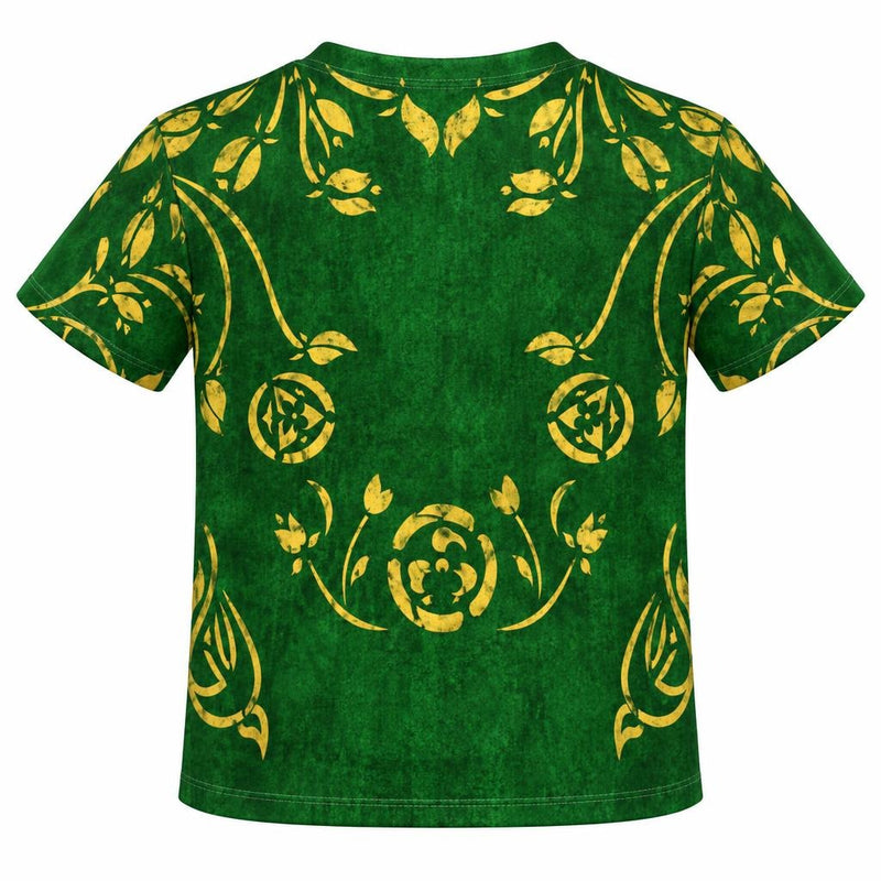 Green Spellbook Witch Costume All Over Toddler T-Shirt Toddler T-Shirts Old Glory
