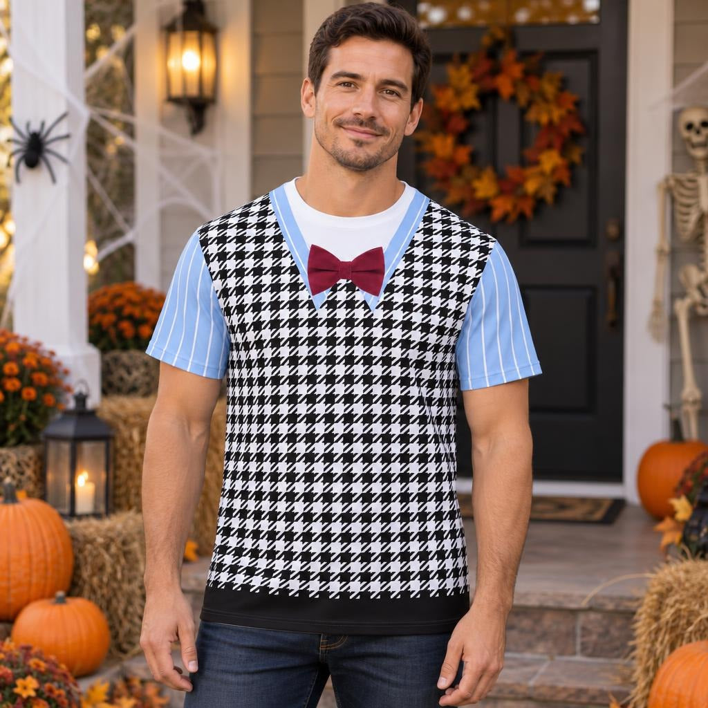 Fearful Frankie Costume All Over Men's T-Shirt Men's T-Shirts Old Glory