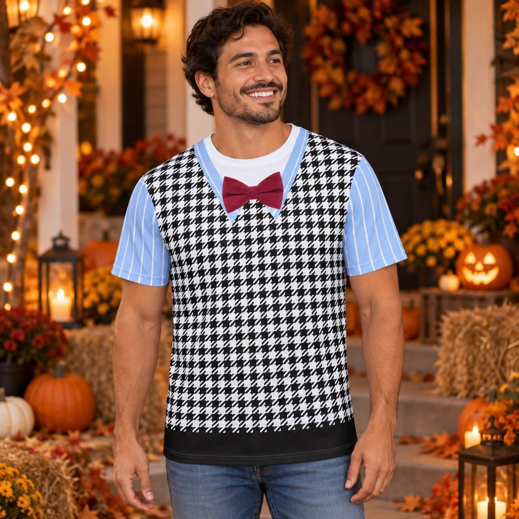 Fearful Frankie Costume All Over Men's T-Shirt Men's T-Shirts Old Glory