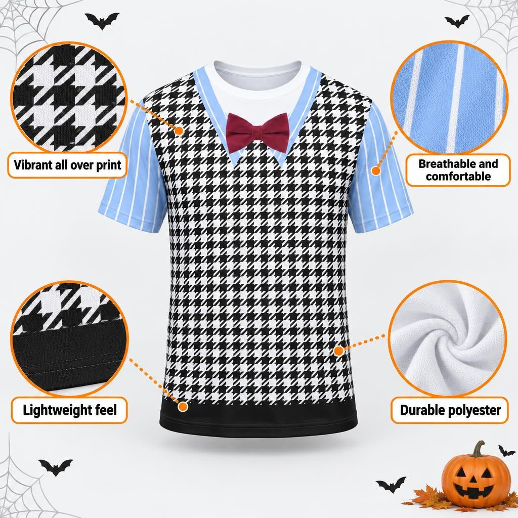 Fearful Frankie Costume All Over Men's T-Shirt Men's T-Shirts Old Glory