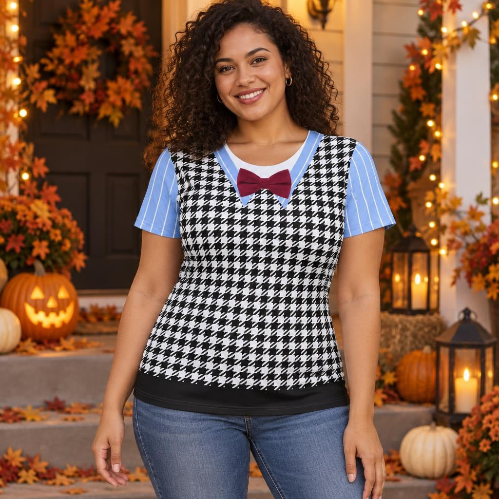 Fearful Frankie Costume All Over Women's T-Shirt Women's T-Shirts Old Glory