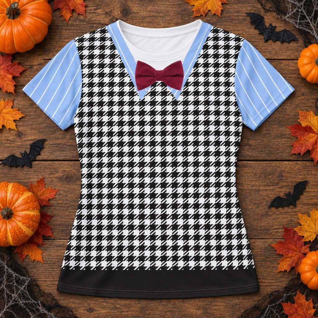 Fearful Frankie Costume All Over Women's T-Shirt Women's T-Shirts Old Glory