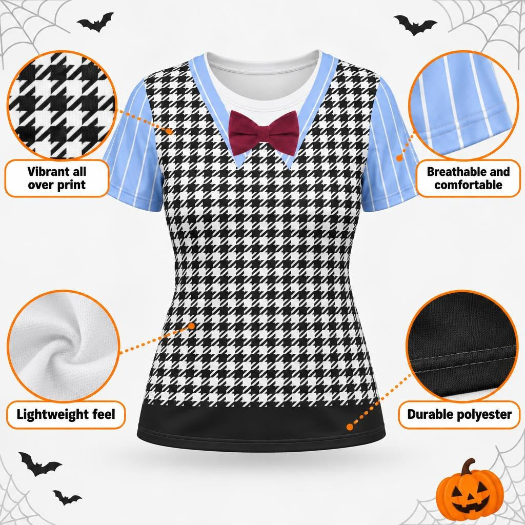 Fearful Frankie Costume All Over Women's T-Shirt Women's T-Shirts Old Glory