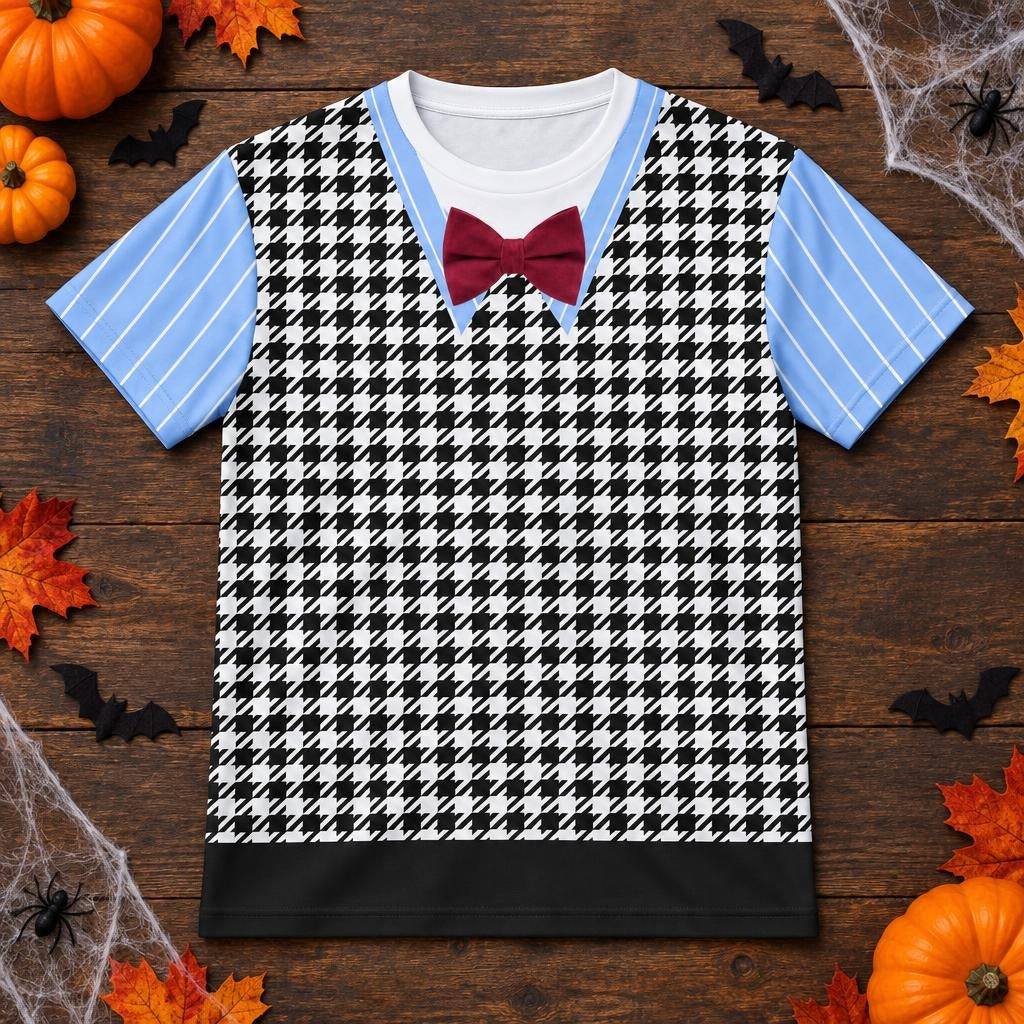 Fearful Frankie Costume All Over Youth T-Shirt Youth T-Shirts Old Glory