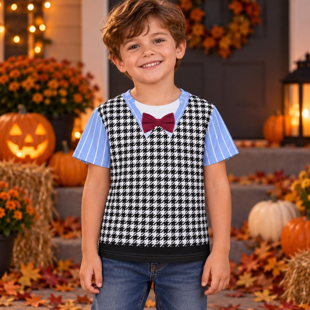 Fearful Frankie Costume All Over Toddler T-Shirt Toddler T-Shirts Old Glory