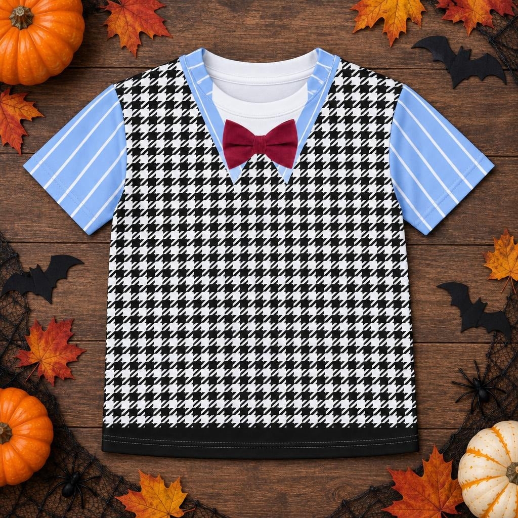 Fearful Frankie Costume All Over Toddler T-Shirt Toddler T-Shirts Old Glory