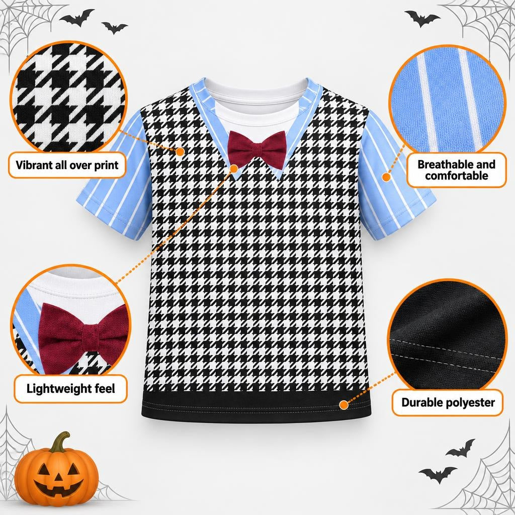 Fearful Frankie Costume All Over Toddler T-Shirt Toddler T-Shirts Old Glory