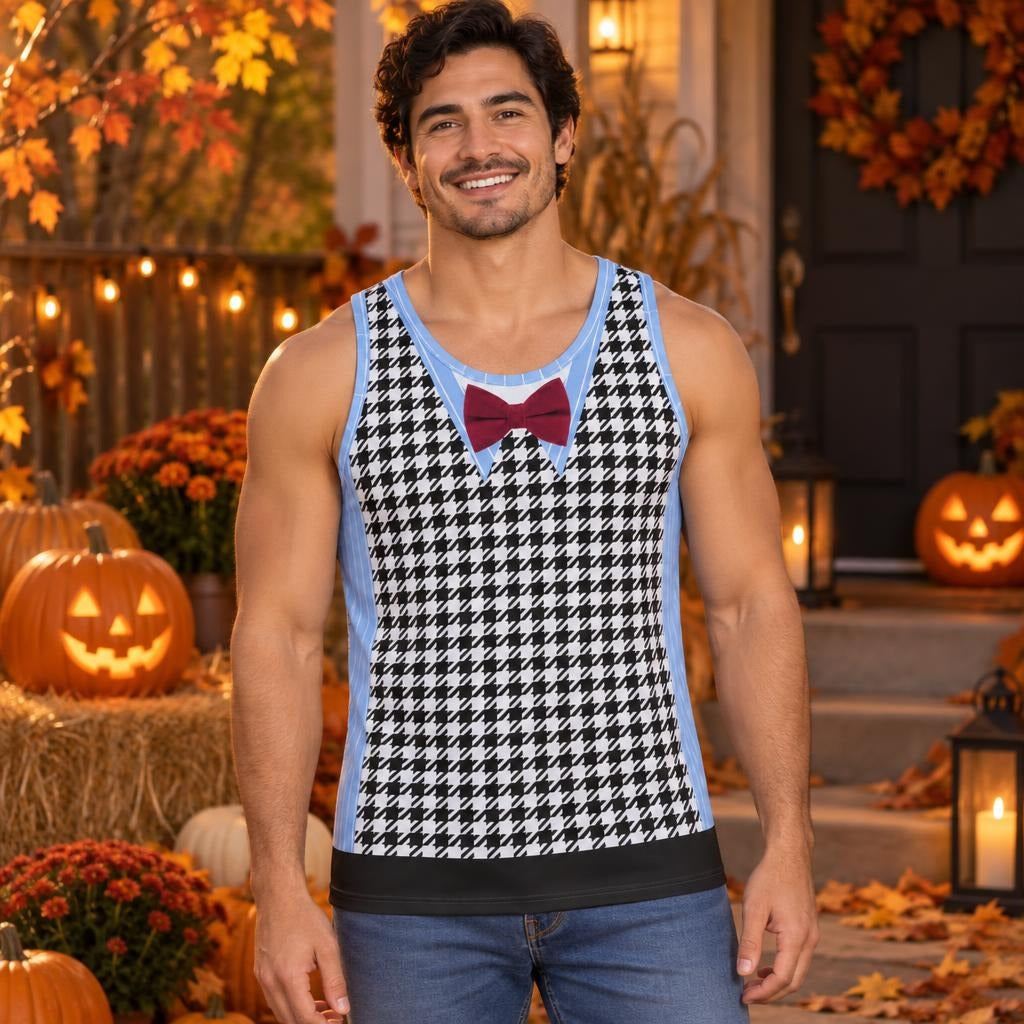 Fearful Frankie Costume All Over Men's Tank Top Men's Tank Tops Old Glory
