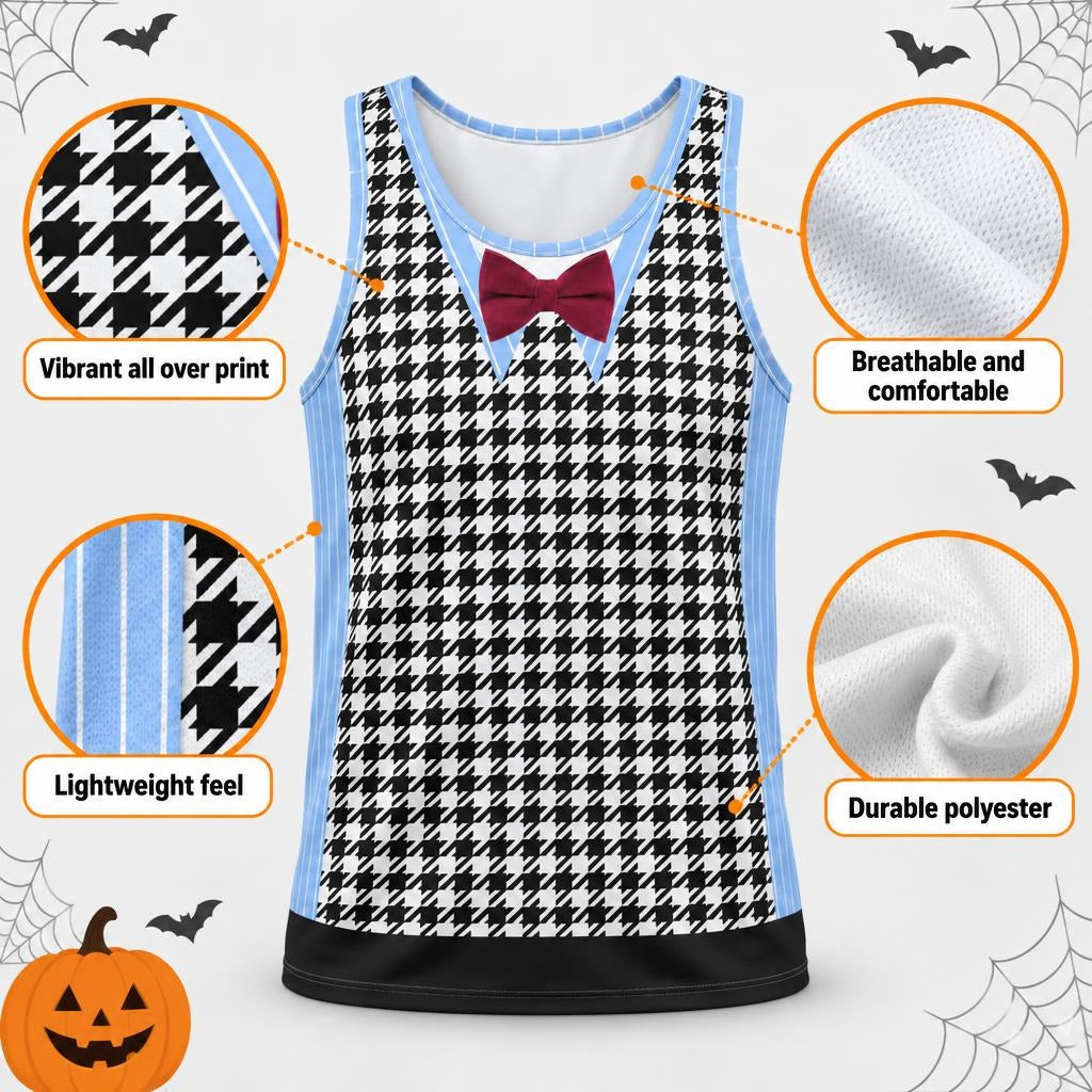 Fearful Frankie Costume All Over Men's Tank Top Men's Tank Tops Old Glory