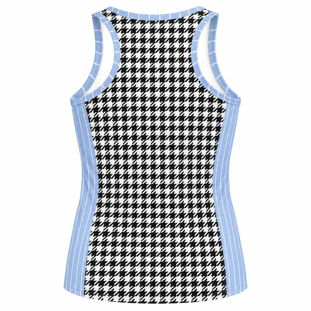 Fearful Frankie Costume All Over Women's Racerback Tank Top Women's Tank Tops Old Glory