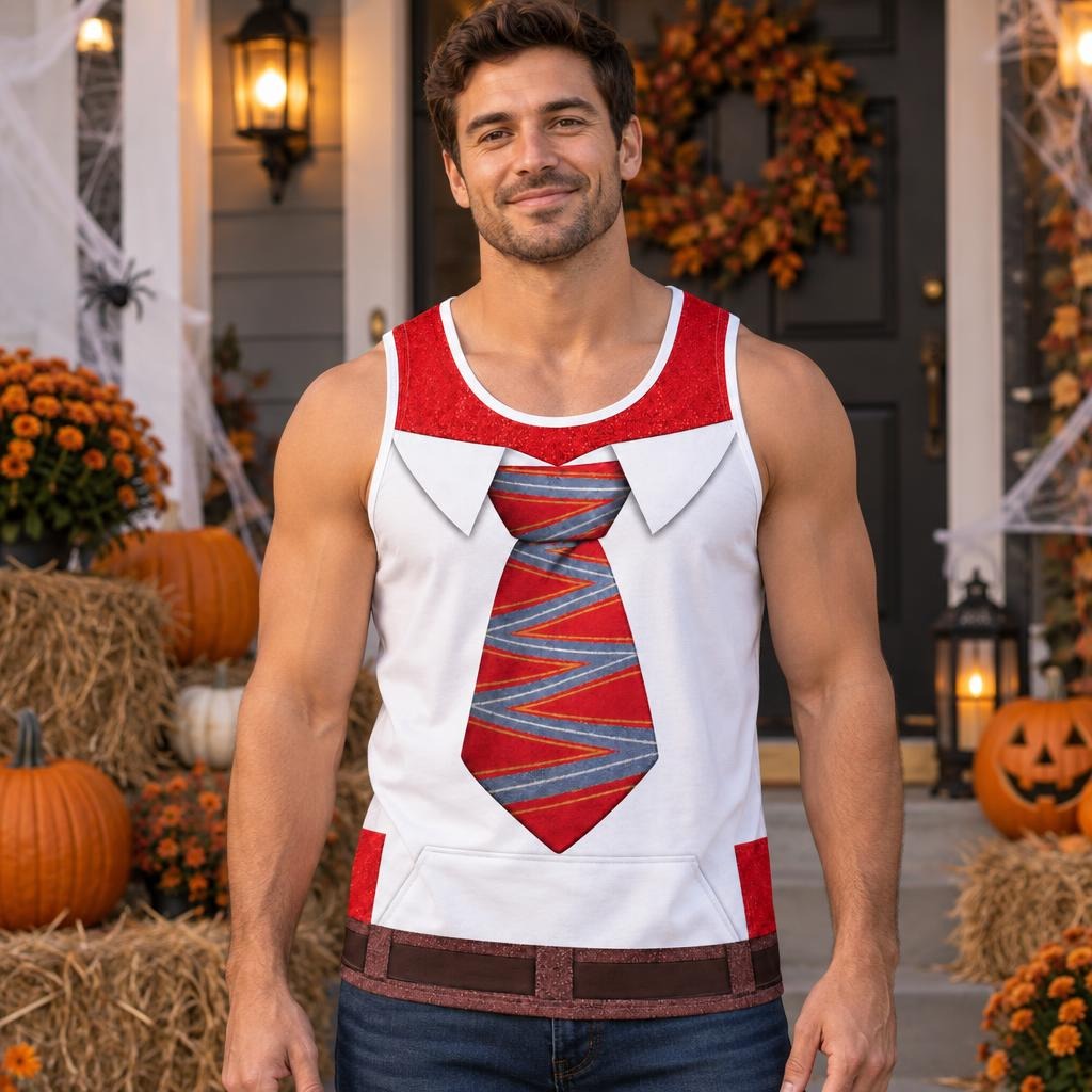 Mad Marvin Costume All Over Men's Tank Top Men's Tank Tops Old Glory