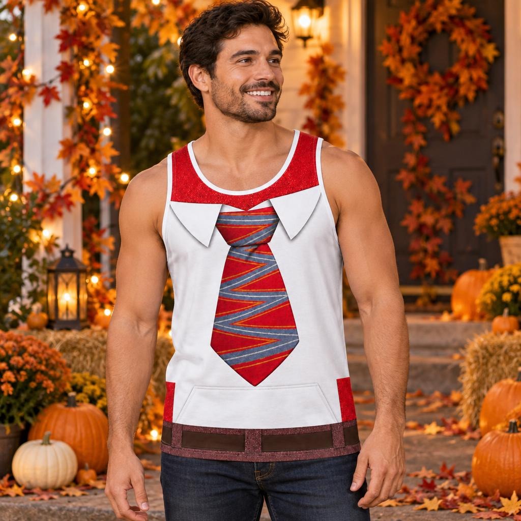 Mad Marvin Costume All Over Men's Tank Top Men's Tank Tops Old Glory