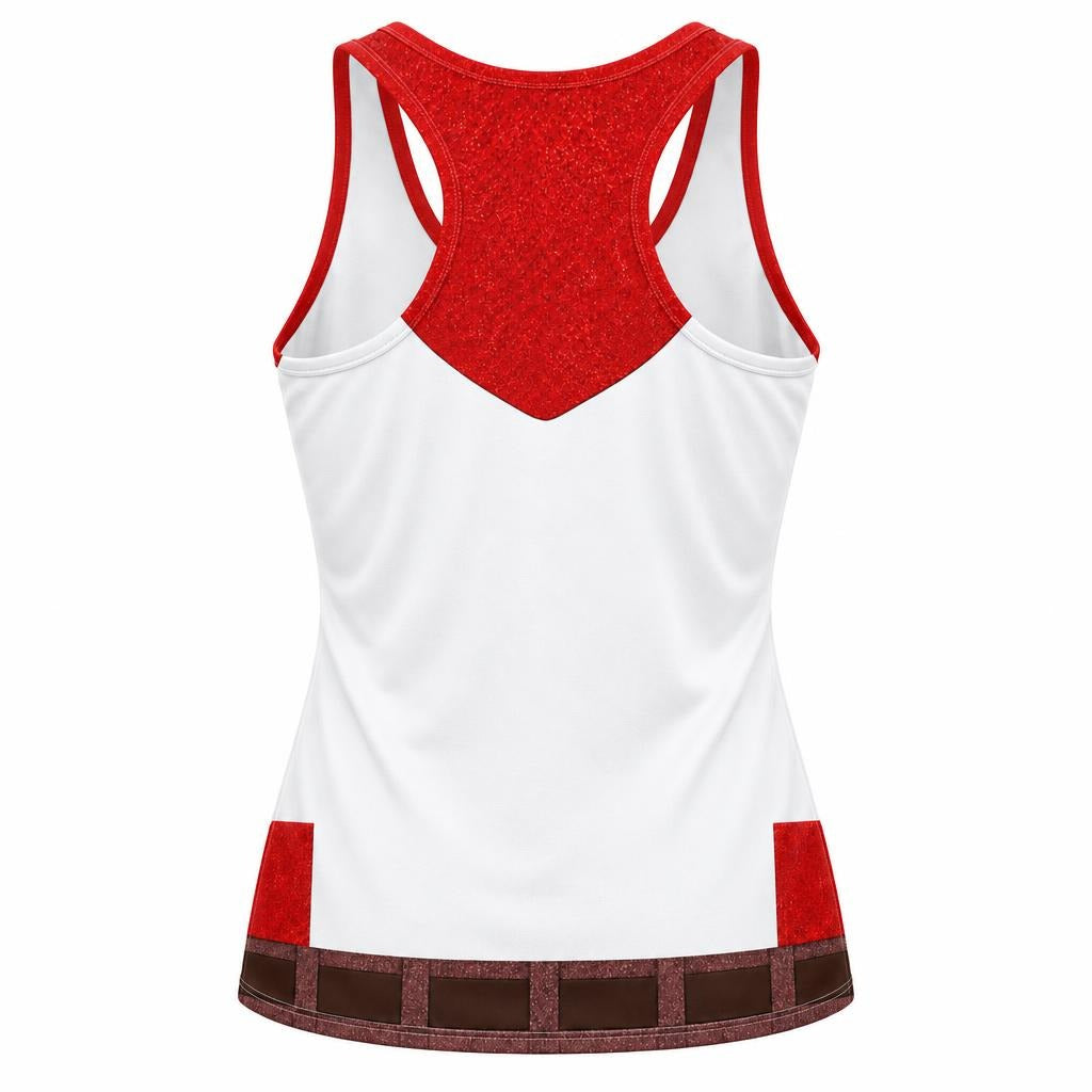 Mad Marvin Costume All Over Women's Racerback Tank Top Women's Tank Tops Old Glory