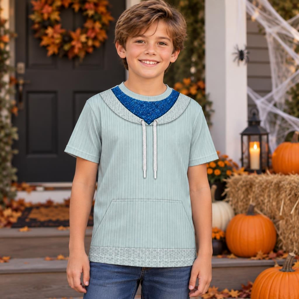 Sad Sally Costume All Over Youth T-Shirt Youth T-Shirts Old Glory