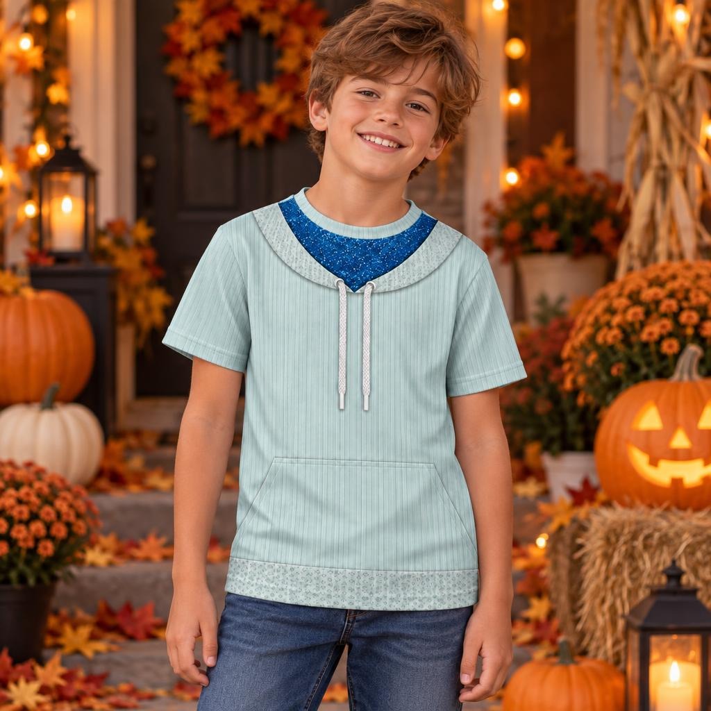 Sad Sally Costume All Over Youth T-Shirt Youth T-Shirts Old Glory