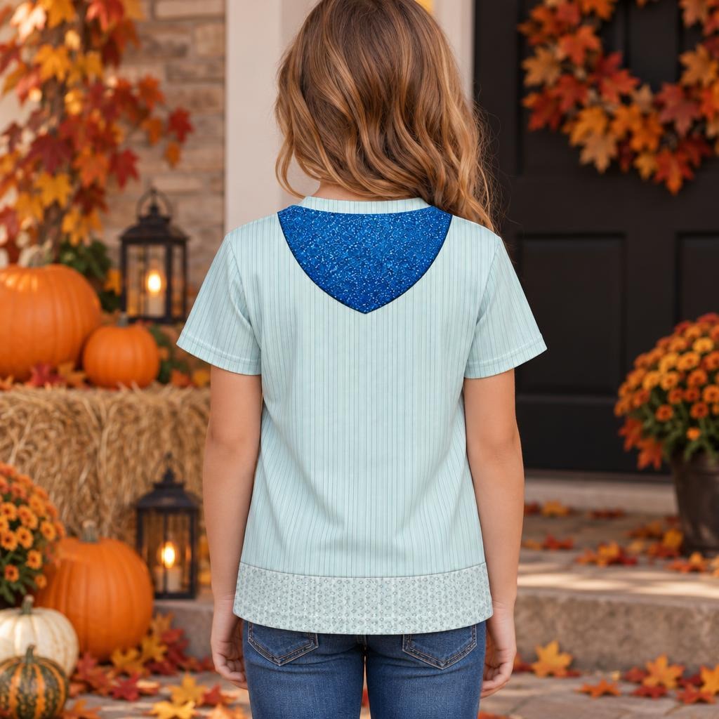 Sad Sally Costume All Over Youth T-Shirt Youth T-Shirts Old Glory